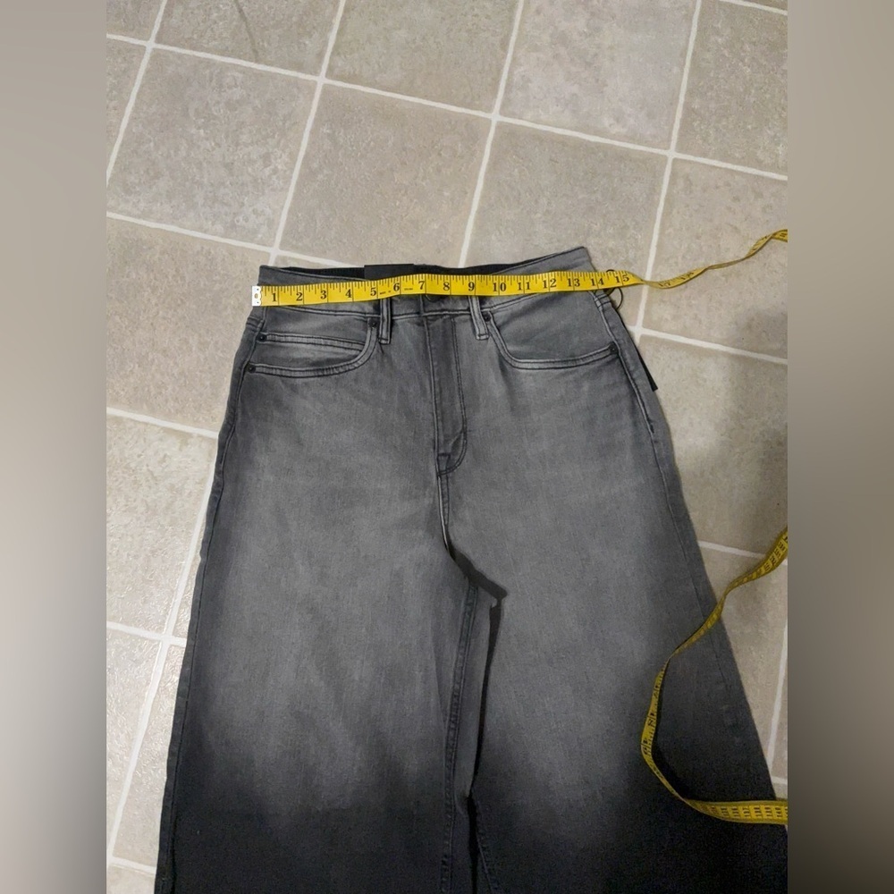 Reaction Kenneth Cole Ombre Black and Gray Wide Leg Jeans - Picture 5 of 6